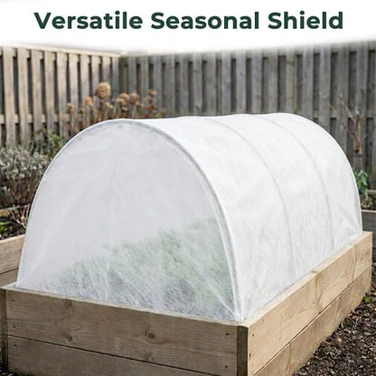 Gardzen Garden Hoops for Raised Beds - size: 5.7 ft x 6pcs