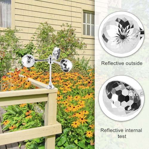 Bird Scare Reflective Device Bird reflectors to Keep Birds Away - color: Silver