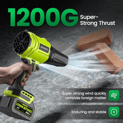 Cordless Leaf Blower - Deep Green-0123zuofei