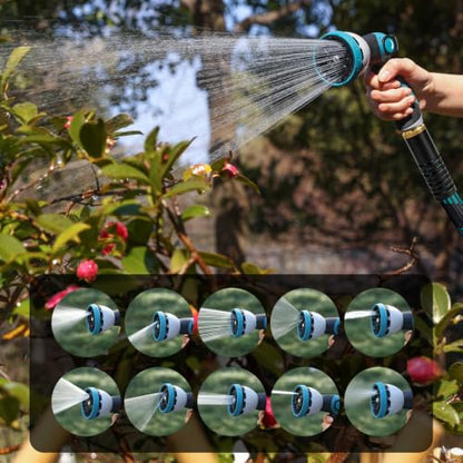 Garden Hose 25FT Lightweight Kink-Free Thick Grip Outdoor - color: Blue