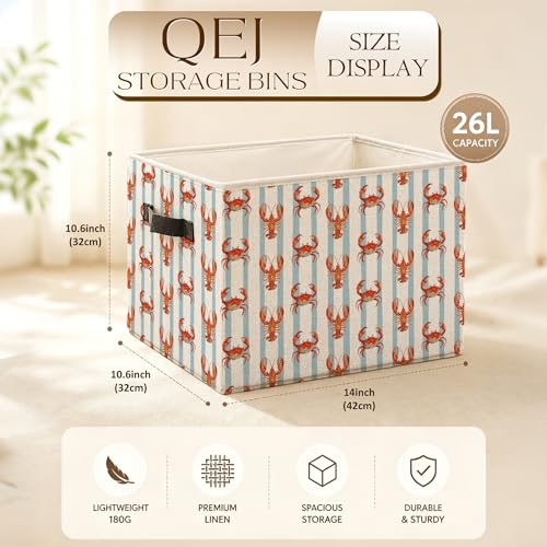 Crab Lobster Storage Basket Bin - color: Zoon crab