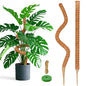 2 Pack Moss Pole for Monstera, 39in Coir Bendable Plant Support Stakes - size: 2 Pack ( 39-Inch)