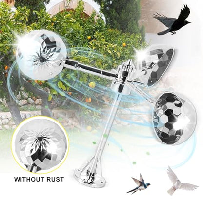 Bird Scare Reflective Device Bird reflectors to Keep Birds Away - color: Silver