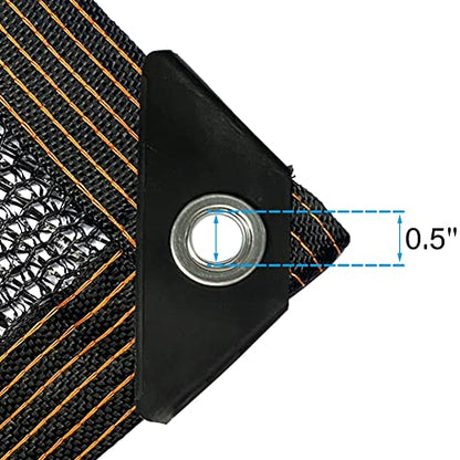 winemana Black Shade Cloth, 3.3 x 13.3 FT Mesh Tarp for Garden Greenhouse - size: 40%-3.3 FT x 13.3 FT