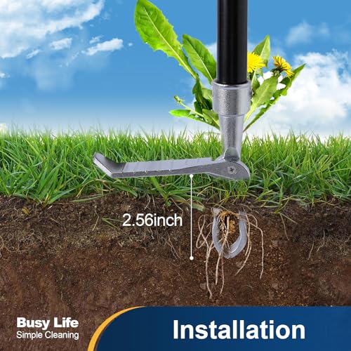 Yocada Weed Puller Tool Stand Up Weed Remover Tool 62.59"