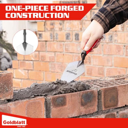 Goldblatt 7"X3" Pro One-Piece Forged Pointing Trowel - size: 7"X3"