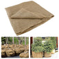 ANPHSIN 15ftx40in Natural Burlap Plant Covers Freeze Protection - size: 15ft