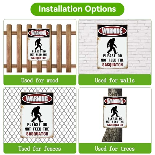 Big Foot Sasquatch Gifts - color: Sasquatch Sign