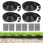 1.5 Inch x 200FT Garden Edging Border,Landscaping with 240pcs Spikes - size: 1.5IN x 200FT