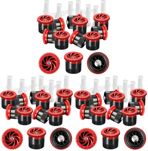 10 Pieces Variable Arc Nozzle, Replacement Pop-up Sprinkler Heads Compatible with Most of Adjustable Pop Up Sprinklers Spray Head for Garden Lawn Irrigation (10AN) (Pack of 3) - size: 10AN (Pack of 3)