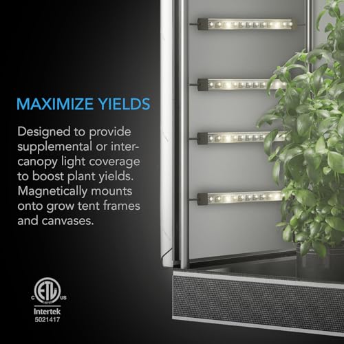 AC Infinity IONBEAM S11, Full Spectrum LED Grow Light Bars 11” - size: 11-Inch, Full Spectrum