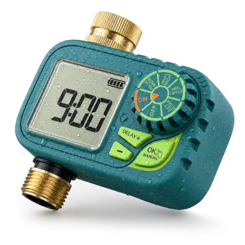 Newentor Brass Sprinkler Timer for Garden Water Hose