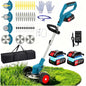 Electric Weed Wacker 21V 2× Battery Powered Eater