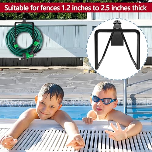Adnee 2 Pack Garden Hose Holder, Heavy Duty Wall Mount Hose Hanger