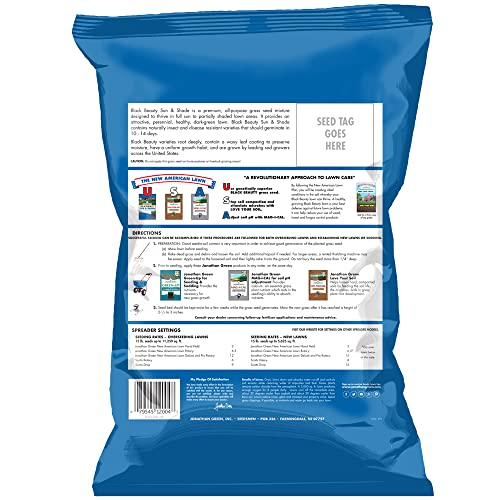 Jonathan Green Black Beauty Sun & Shade Grass Seed - 15 lb - size: 15 lb