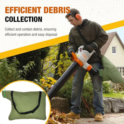 Zipcase Leaf Blower Vacuum Zippered Bottom Dump Bag