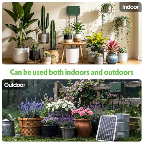10W Solar Automatic Plants Watering System for Summer Garden Drip