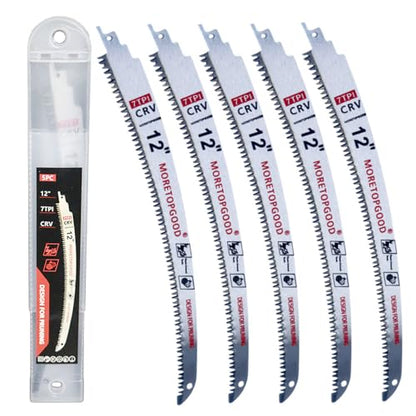 9 12 15 Inch Curved Reciprocating Saw Blade (5, 12 Inch) - size: 12 Inch