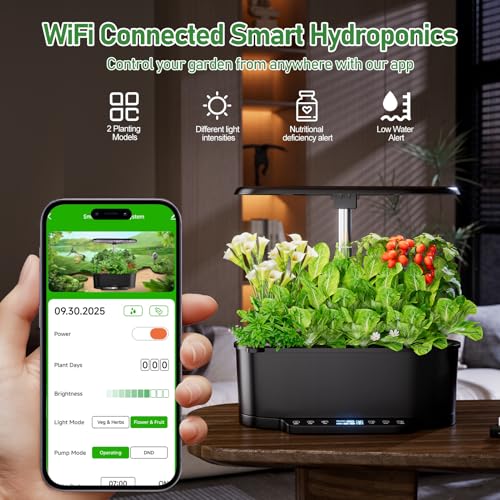 SPECILITE 15 Pods 30" Adjustable Height Hydroponics Growing System Kit