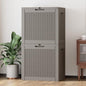 31 Gallon Outdoor Storage Box Waterproof Deck Box Patio Storage-2 Box - color: Gray, style: 31Gallon*2-style1