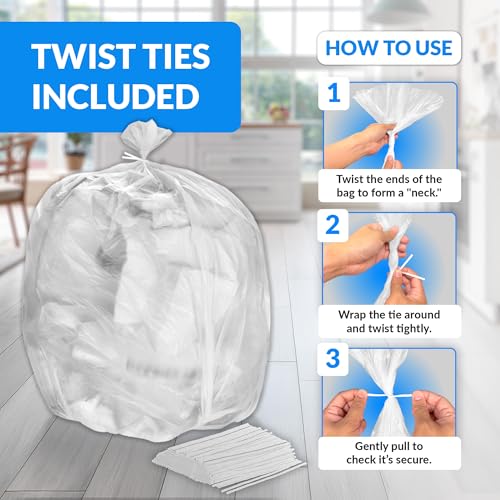 Reli. 55-60 Gallon Trash Bags Heavy Duty | Made in USA