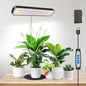 Aumtrly LED Grow Light Black, Full Spectrum Table Plant Light with Base - size: 1 Pack/black