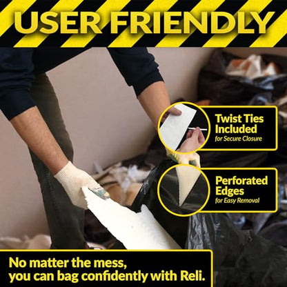 Reli. Contractor Garbage Bags 55 Gallon