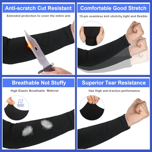 Sintege Arm Sleeves for Thin Skin,15.8 Inch,Light Blue, Dark Blue, Black - color: Light Blue, Dark Blue, Black, size: 15.8 Inch