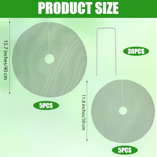 10 Pcs 15.7" Plant Pot Soil Covers Protectors from Animals