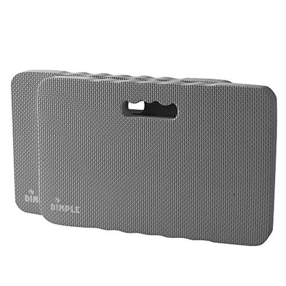 Dimple 2 Set Kneeling Pad High Density Thick Foam Comfort Kneeling Pad Mats - color: Grey, size: 2 Pack