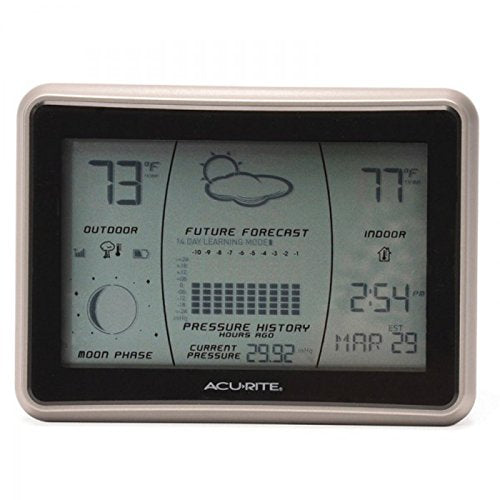 AcuRite (00621A2) Wireless Weather Forecaster with Intelli-Time Technology