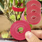3Rolls/Set Hook and Loop Tape Cable Ties Reusable Fastening Tape Red - color: Red