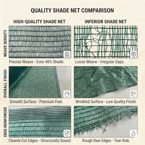 60% Eyelets Shade Cloth Roll 5'10"X100FT Sunblock Shade Mesh Tarp