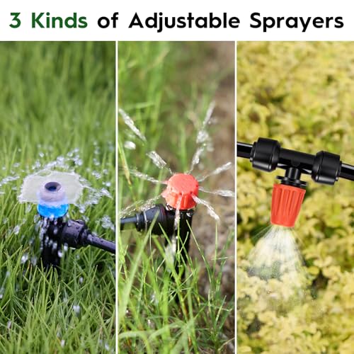 160FT Quick-Connect Drip Irrigation System - size: 160 FT