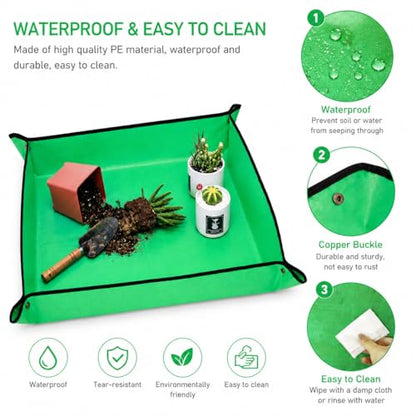30" x 30" Repotting Mat for Transplanting & Potting Soil Mess Control - size: Medium 30" x 30"