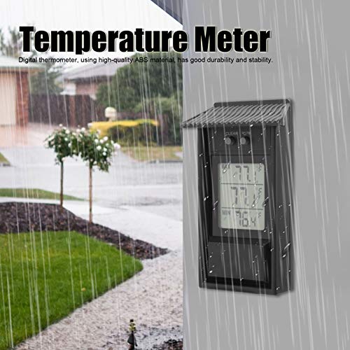 Joyzan Digital Max Min Greenhouse Thermometer,Waterproof Temperature Meter