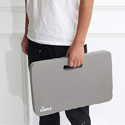 Dimple 2 Set Kneeling Pad High Density Thick Foam Comfort Kneeling Pad Mats - color: Grey, size: 2 Pack