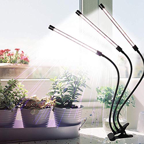 Grow Light for Indoor Plants Growing,Super Bright Clip Desk Gooseneck Lamp