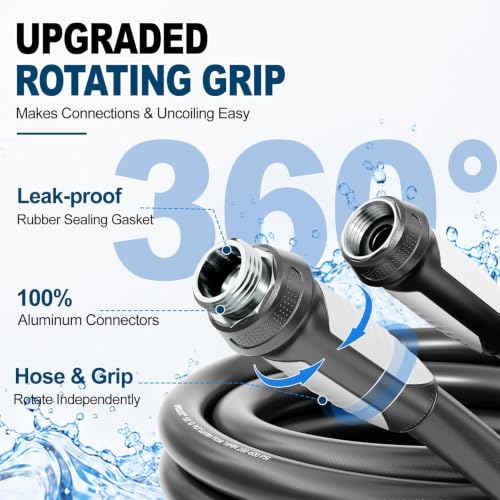 SPECILITE Garden Water Hose 75 ft x 5/8", Ultra-Lightweight & Easy to Store - size: 75 FT