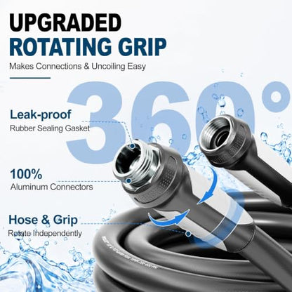 SPECILITE Garden Water Hose 75 ft x 5/8", Ultra-Lightweight & Easy to Store - size: 75 FT