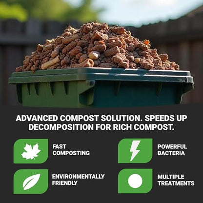 Roebic CA-1 Bacterial Compost Accelerator: 2.5 pounds, for faster composting, 2.5 LBS (Pack of 12) - size: 2.5 LBS (Pack of 12)