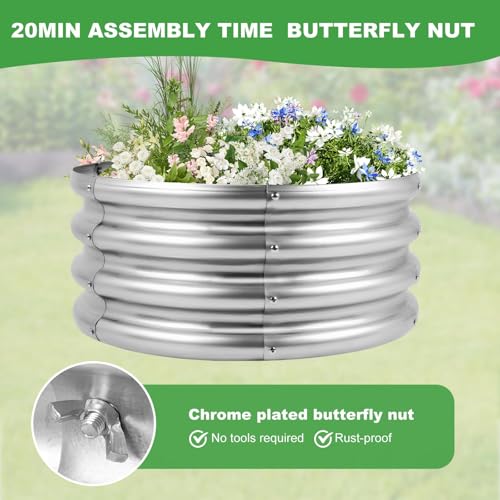 Gartist Raised Garden Bed (1, 2×2×1ft) - size: 2×2×1ft