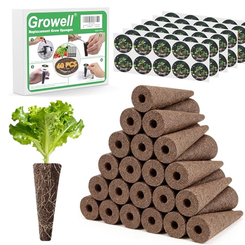 Growell 120Pcs Hydroponic Pods Kit, Seed Starter Refill for Indoor Garden - size: 120 Pcs