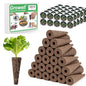 Growell 120Pcs Hydroponic Pods Kit, Seed Starter Refill for Indoor Garden - size: 120 Pcs