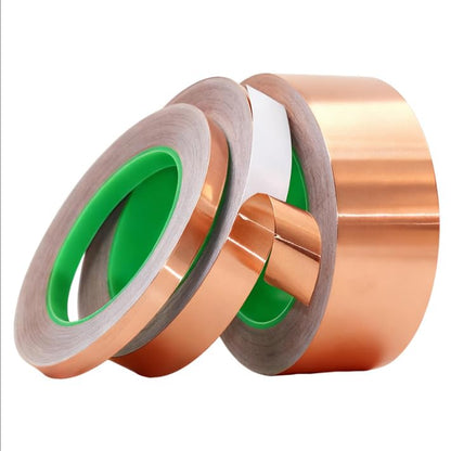 Copper Tape with Double Conductive Adhesive Copper Foil Tape for Guitar and EMI Shielding, Paper Circuits, Crafts, Electrical Repairs, Grounding (3/4 Inch x 66 Feet) - size: 3/4 in x 66ft