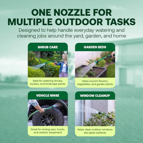 Rain Bird TRNZL8PWAND16 Watering Wand Garden Hose Nozzle, 16 Inch - size: 16 Inches