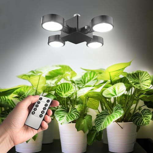 SANSI Grow Light for Indoor Plants, 40W Full Spectrum Dimmable, E26 Base - size: 40 Watts