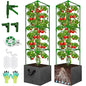 Tomato Cages for Garden with Grow Bags, 2 Pack Tomato Cage Trellis - size: 2-Pack with Bags