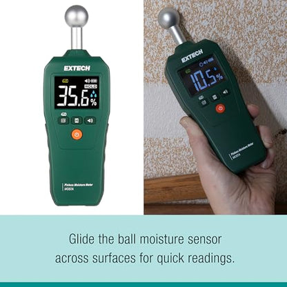 Extech MO57A Pinless Moisture Meter, Spherical Sensor, 4 in Depth - color: MO57A