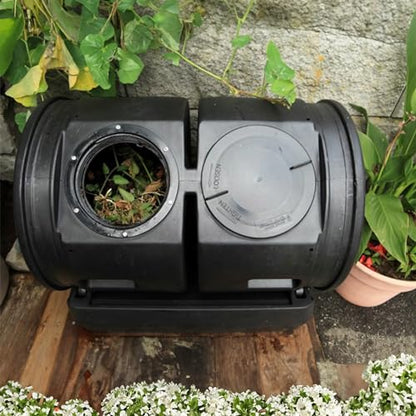 Good Ideas Compost Wizard Dueling Tumbler, 7 Cubic Foot Capacity